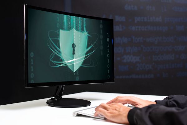 Trabajador contralando la seguridad informática de la empresa